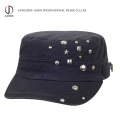 Chapeau militaire de coton Fidel Cap Mode Cap loisirs Cap Baseball Sports Cap Strass Cap